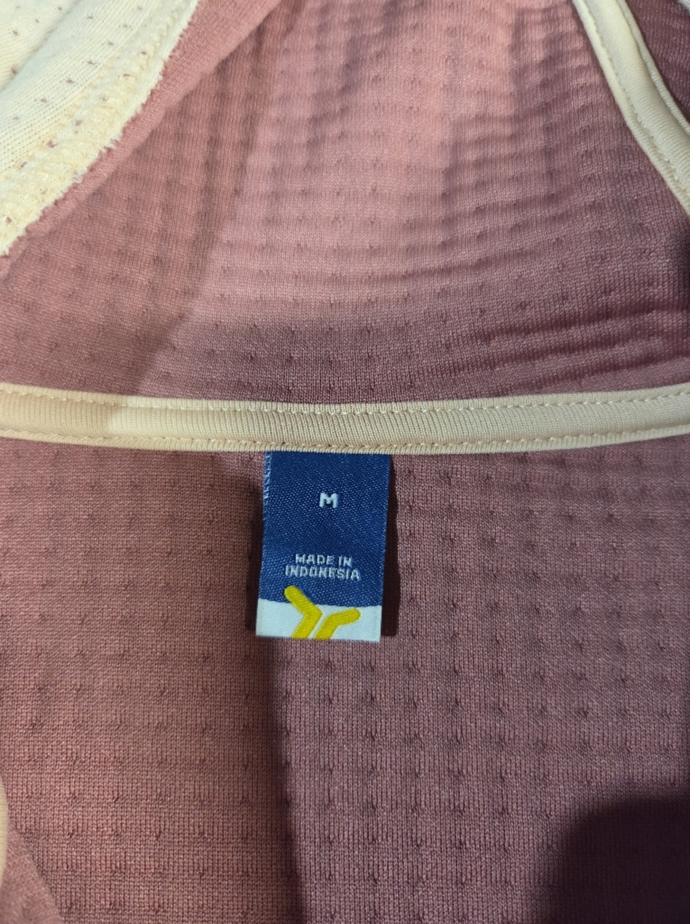 Old Navy Women's Light Pink Waffle Zip Hoodie - Picture 5 of 10